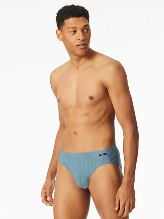 SCHIESSER | Slip noir | blau